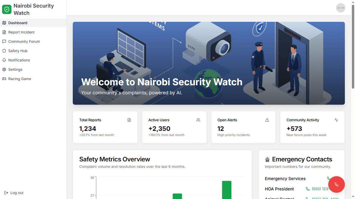 Nairobi Safety Web