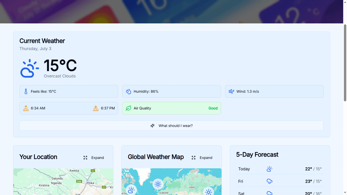 Weather Finder